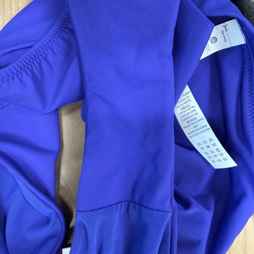 CRZ YOGA Womens High Waisted Bikini Bottoms Milky Way Purple Size Small NWT - Picture 5 of 7